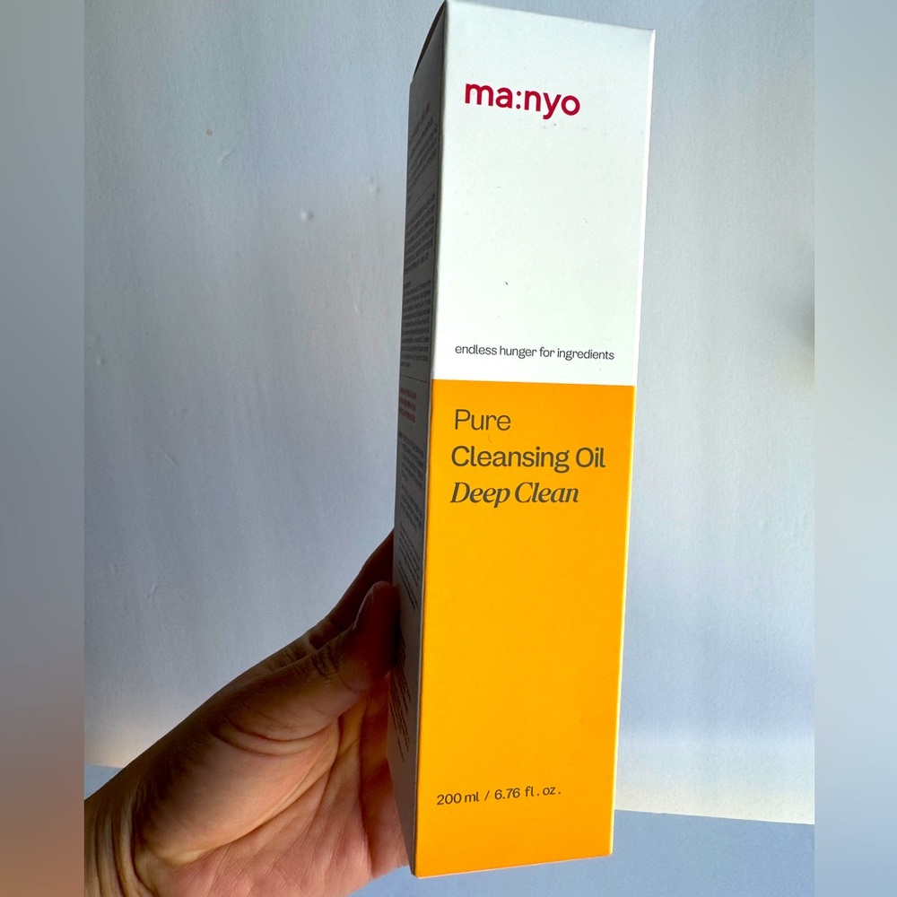 Ma:nyo Pure Cleansing Oil Deep Clean Korean double cleanser brand new full size